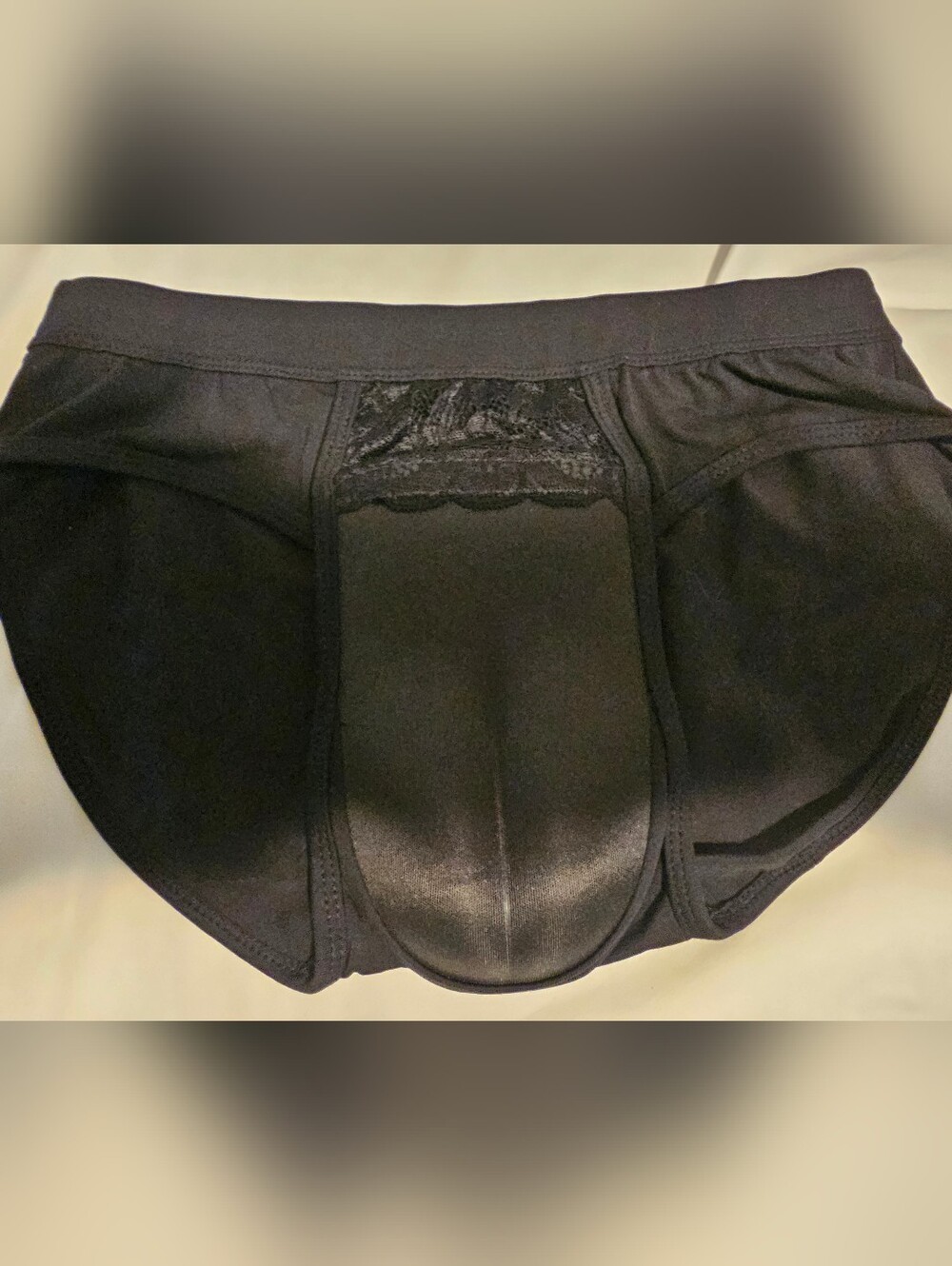 New Mens Hiding Gaff Panties, Black  Everyday Support Sz. L
